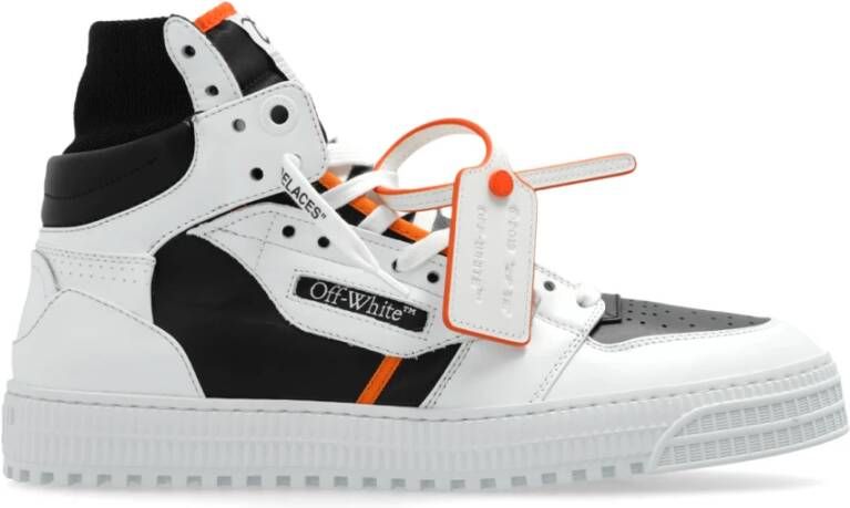 Off White Enkellaagse sportschoenen 3.0 Buiten het veld Black Heren