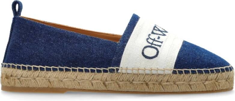 Off White Espadrilles Bookish Blue Dames