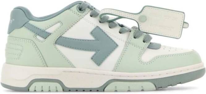 Off White Groene Sneakers voor Vrouwen Aw24 Green Dames