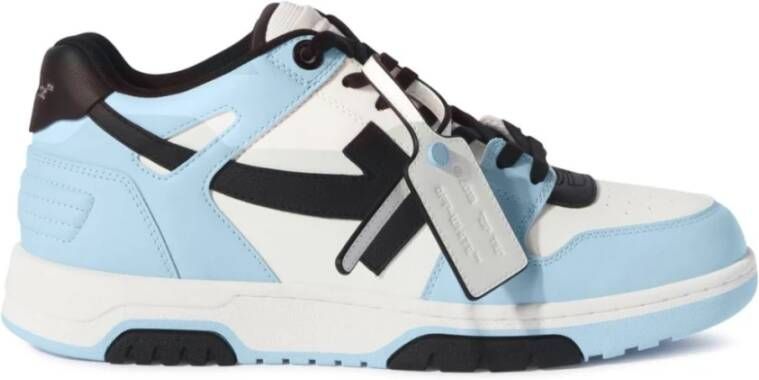 Off White Heldere Blauwe Sneakers Blue Heren