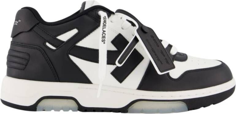 Off White Witte Leren Sneakers met Handtekeningpijlen White Heren