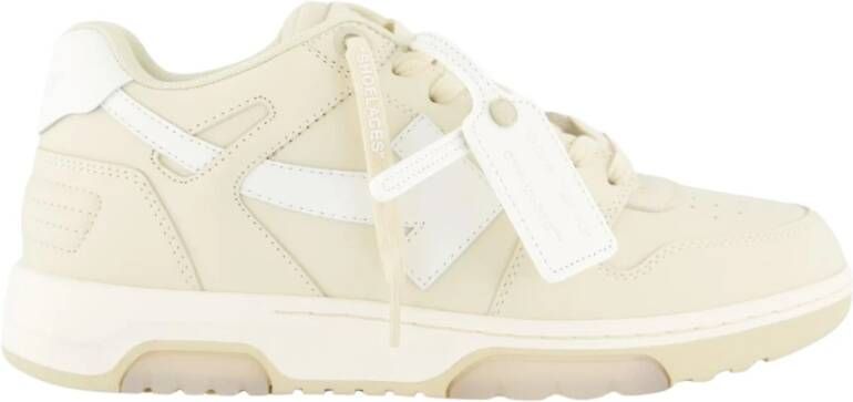 Off White Heren Out Of Office Overhemd Beige Heren