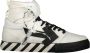 Off White Hoge vulkaniseerde sneakers met diagonale banden White Heren - Thumbnail 1