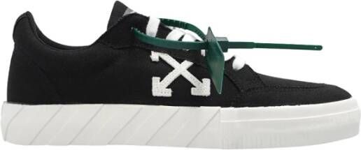 Off White Lage gevulkaniseerde sneakers Zwart Dames