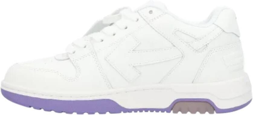 Off White Leather sneakers White Dames