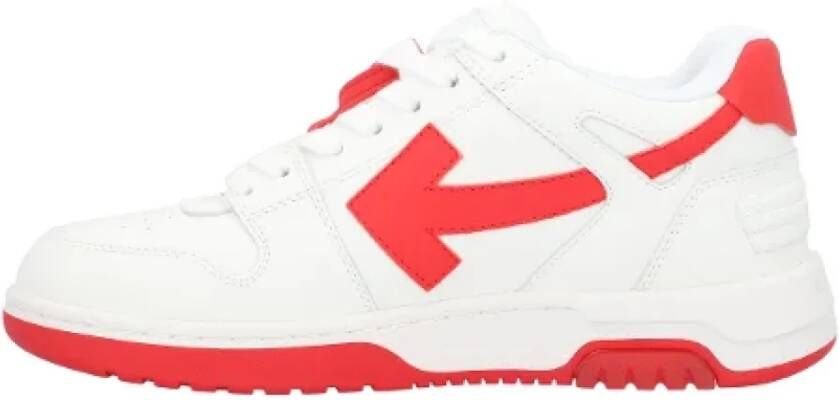 Off White Leather sneakers White Dames