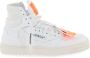 Off White Leren sneakers met stoffen inzetstukken White Heren - Thumbnail 5