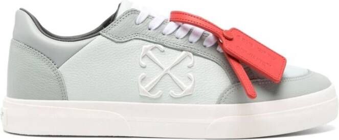 Off White Mint Groene Sneaker met Kleurblok Ontwerp Multicolor Heren