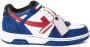 Off White Navy Blauw Leren Sneakers Pijlen Blue Heren - Thumbnail 1