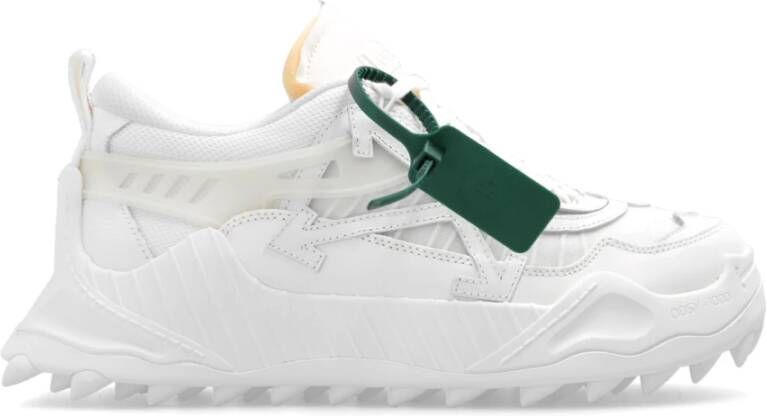 Off White Witte lage sneakers met kenmerkende details White Dames