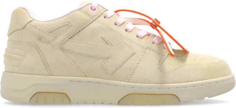 Off White Casual Sneakers voor Dagelijks Gebruik Beige Dames