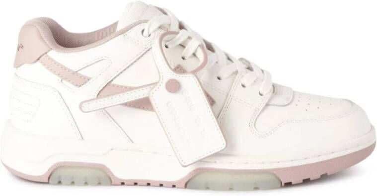 Off White Roze Sneakers Out Of Office Pink Dames