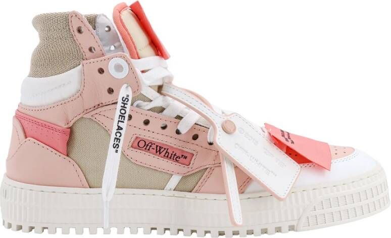 Off White Roze Veterschoenen Pink Dames