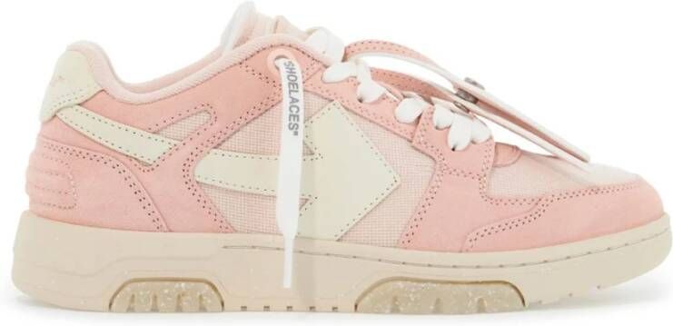 Off White Slim Out of Office Sneakers Pink Dames