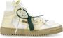 Off White Casual Leren Sneakers Roomwit Beige Dames - Thumbnail 1