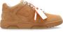 Off White Sneakers Buiten Kantoor Beige Heren - Thumbnail 1