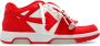 Off White Sneakers Buiten Kantoor Red Heren - Thumbnail 1