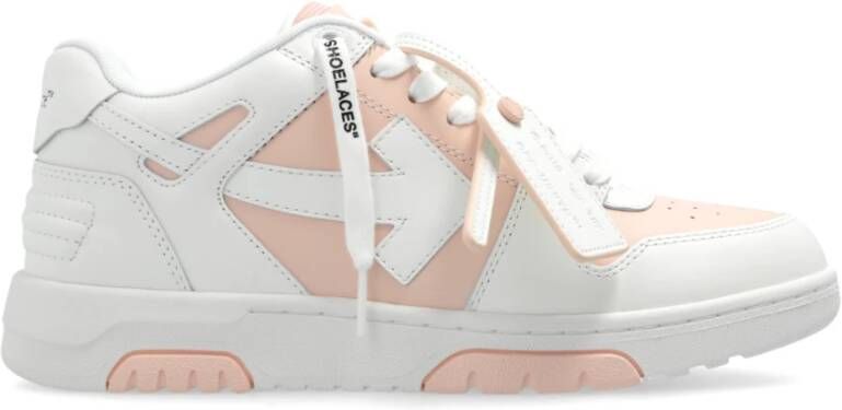 Off White Witte Sneakers met Kleurblok Ontwerp White Dames