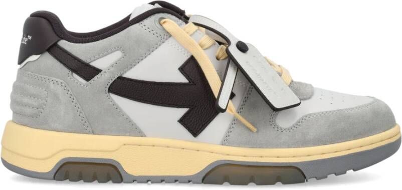 Off White Sneakers Gray Heren