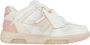 Off White Wit Roze Kalfsleer Sneakers White Dames - Thumbnail 5