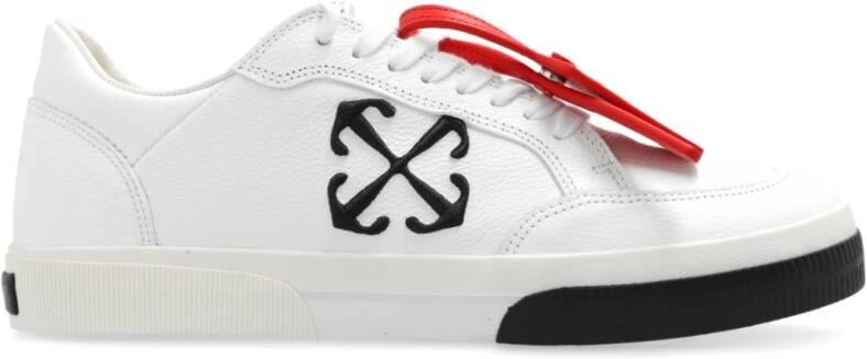 Off White Sneakers New Low Vulcanized White Heren