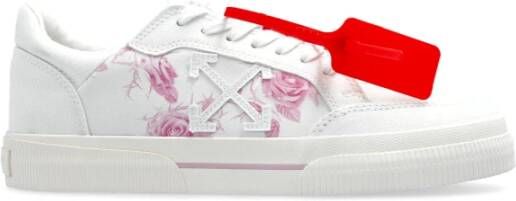 Off White Sneakers Nieuw Laag Vulcanized Animatie White Dames