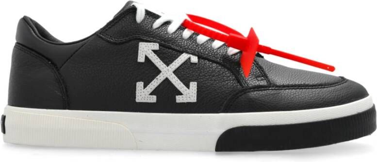 Off White Sneakers Nieuw Laag Vulcanized Black Heren