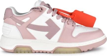 Off White Sneakers Roze Dames