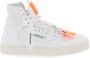 Off White Leren sneakers met stoffen inzetstukken White Heren - Thumbnail 12