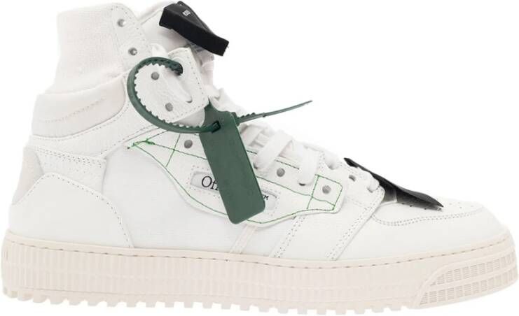 Off White Sneakers Wit Heren