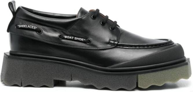 Off White Spons Derby schoenen Black Heren