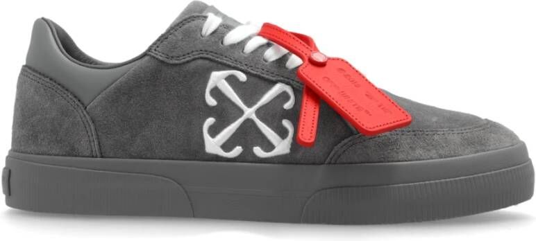 Off White Sportschoenen Nieuw Laag Gray Heren