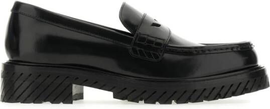 Off White Stijlvolle Loafers voor Heren Black Dames