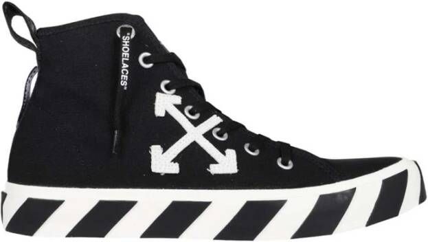 Off White Vulcanized Sneakers Black Heren