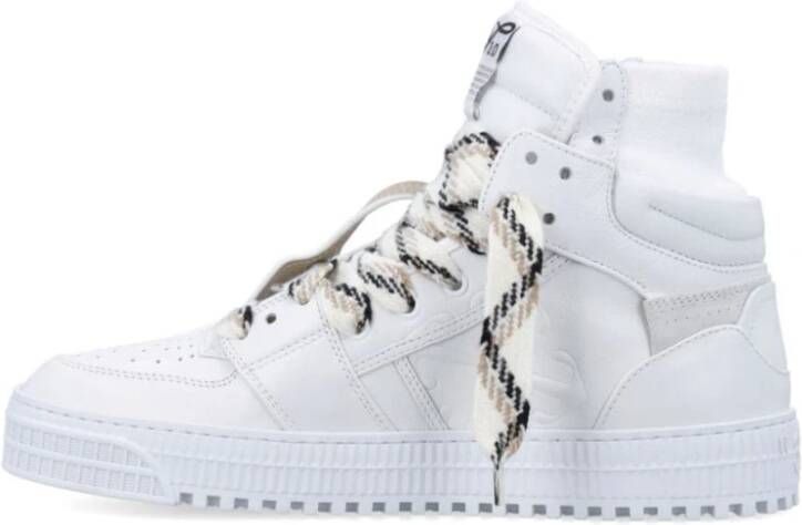 Off White Witte High-Top Sneakers met Pijlen White Heren