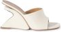 Off White Witte leren sleehak muiltjes White Dames - Thumbnail 1