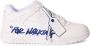 Off White Witte leren sneakers met handtekening motieven White Heren - Thumbnail 1