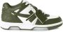 Off White Witte Sneaker met Pijlenmotief Green Heren - Thumbnail 1