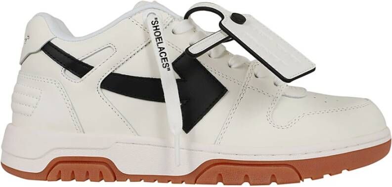 Off White Witte Sneakers met Pijl Motief White Heren