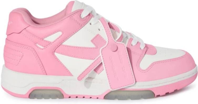 Off White Witte Sneakers voor Vrouwen Pink Dames