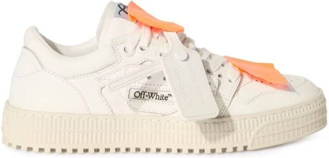 Off White Witte Veterschoenen met Logopatch White Dames