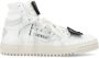 Off White Witte Zwarte Leren High-Top Sneakers White Dames - Thumbnail 1