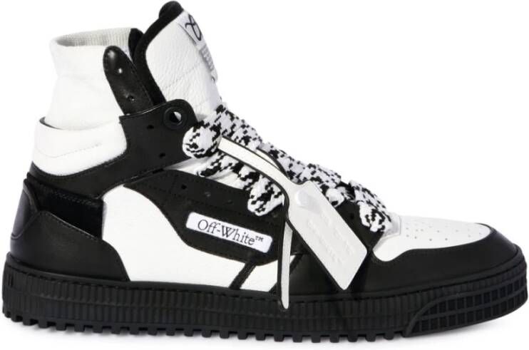 Off White Zwart Witte High Top Sneaker Multicolor Heren