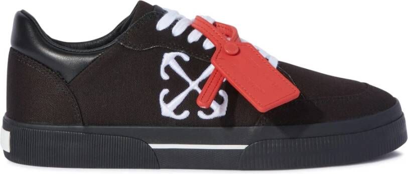 Off White Zwarte lage profiel sneakers pijl motief Black Heren