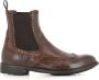 Officine Creative Brogue Chelsea Platte Schoenen Brown Dames - Thumbnail 1