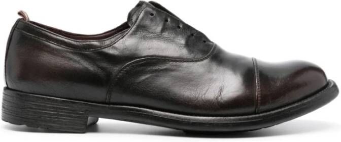 Officine Creative Cederbruin Leren Business Schoenen Brown Heren