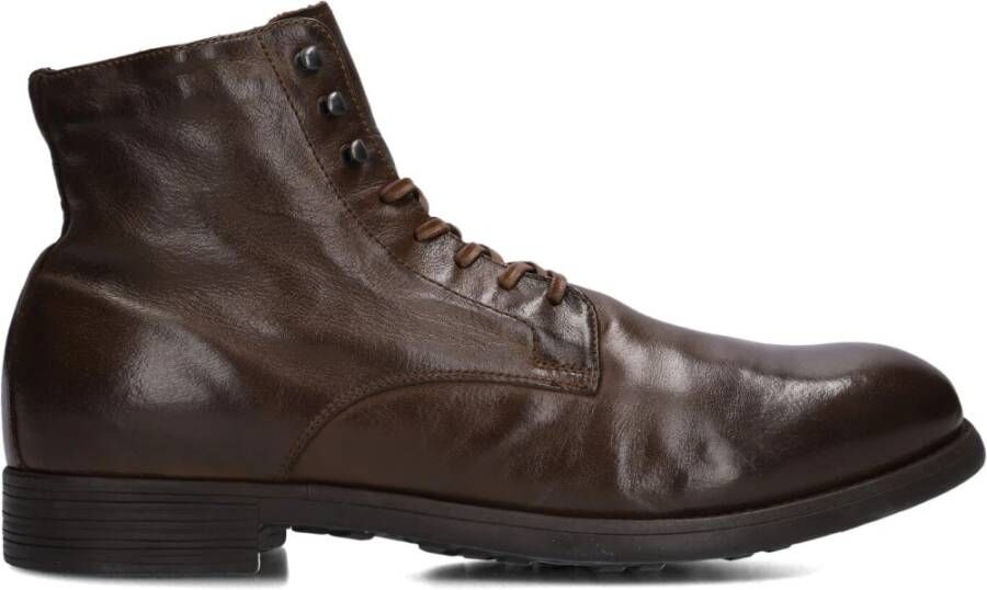 OFFICINE CREATIVE Veterboots Heren Chronicle 010 Maat: 43 Materiaal: Leer Kleur: Bruin