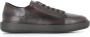 Officine Creative Donkerbruine Leren Sneakers Brown Heren - Thumbnail 1