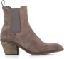 Officine Creative Grijze Suède Chelsea Platte Schoenen Gray Dames - Thumbnail 1