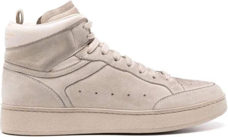 Officine Creative High Top Sneakers The Answer 108 Beige Dames